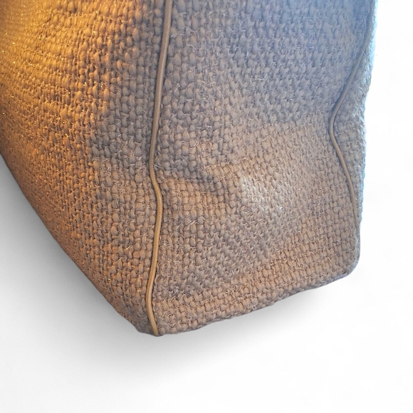 Kate Spade Doris Tweed Patent Leather Turnlock Tote - Picture 9 of 16